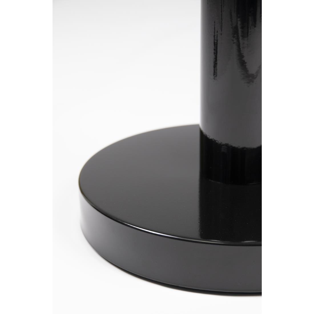 Cendrier poteau en inox noir Securit 1m - FRANCE CHR