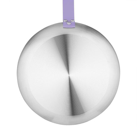 Poêle aluminium antiadhésive Teflon Platinum Plus Hygiplas avec manche violet 200mm - FRANCE CHR