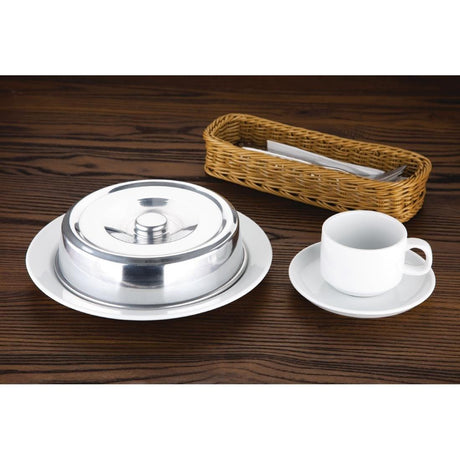 Couvre-assiette en aluminium Vogue - FRANCE CHR