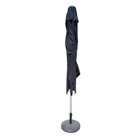 Parasol rond noir Milan Eden 2,5m - FRANCE CHR