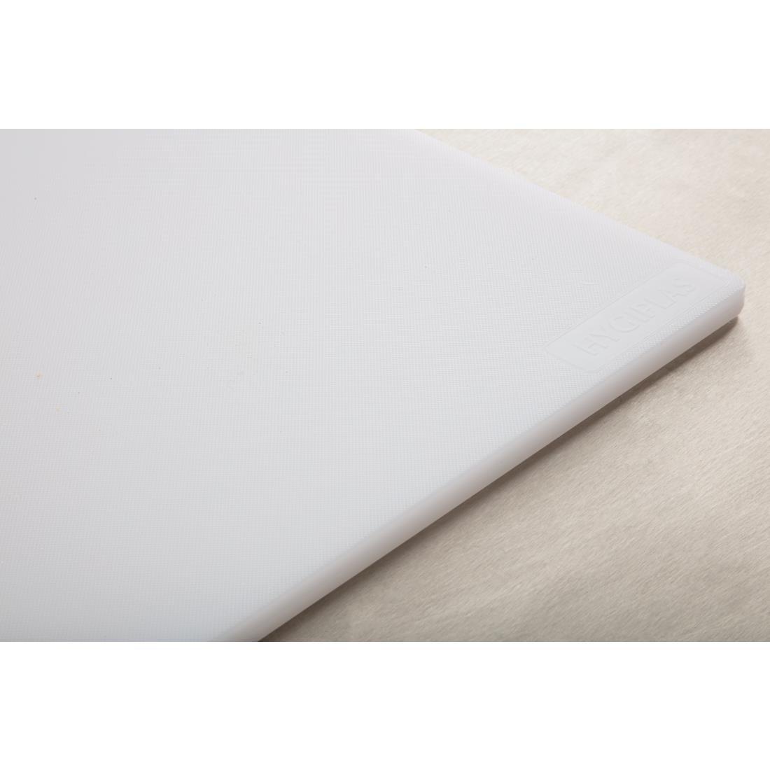 Planche à découper standard basse densité Hygiplas blanche - FRANCE CHR