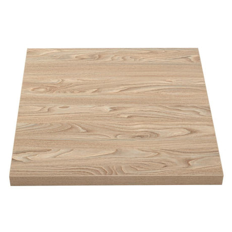 Plateau de table carré Bolero 700mm effet bois clair - FRANCE CHR