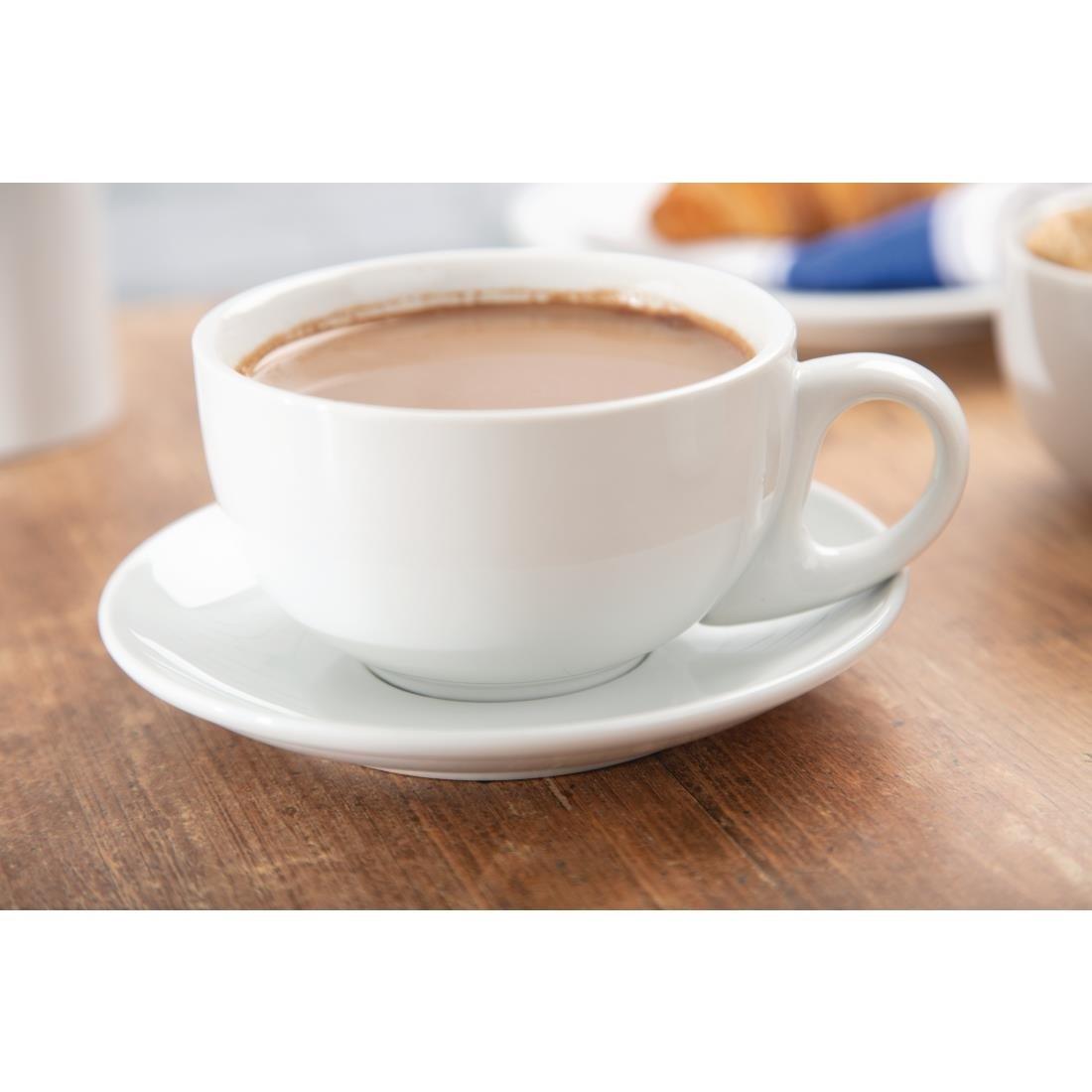 Tasses à cappuccino blanches 284ml Olympia (Lot de 12) - FRANCE CHR