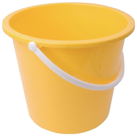 Seau rond en plastique Jantex 10L jaune - FRANCE CHR