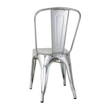 Chaises bistro en acier Bolero (lot de 4) - FRANCE CHR