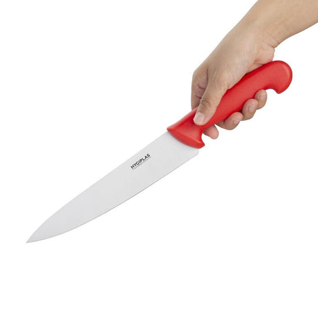 Couteau de cuisinier Hygiplas rouge 215mm - FRANCE CHR