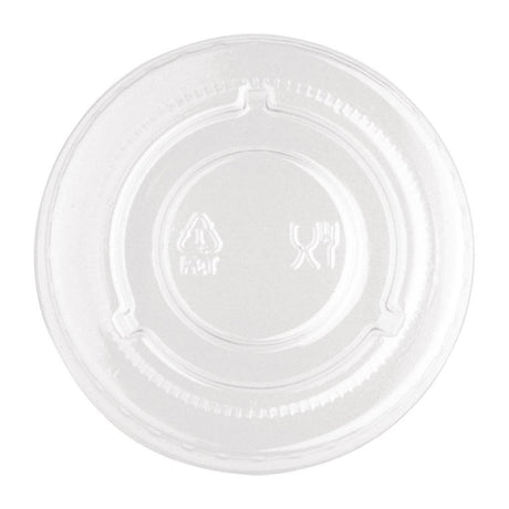 Couvercles PET transparents pour pots en bagasse Fiesta Recyclable (lot de 1000) - FRANCE CHR