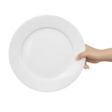 Assiettes à bord large blanches Olympia 280mm (Lot de 6) - FRANCE CHR