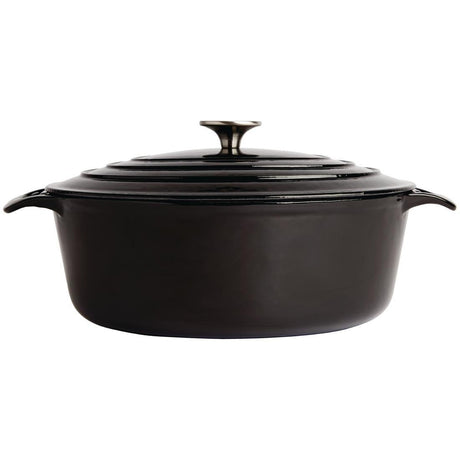 Grande cocotte ovale noire Vogue 6L - FRANCE CHR