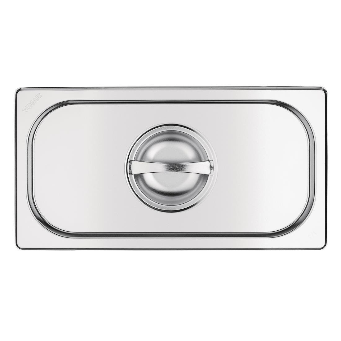 Couvercle GN 1/3 inox Vogue - FRANCE CHR