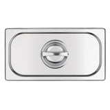 Couvercle GN 1/3 inox Vogue - FRANCE CHR