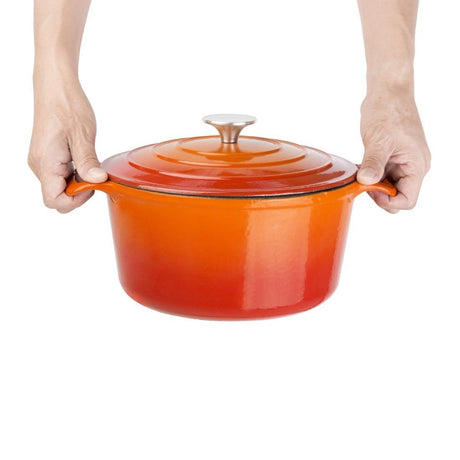 Grande cocotte ronde orange Vogue - FRANCE CHR