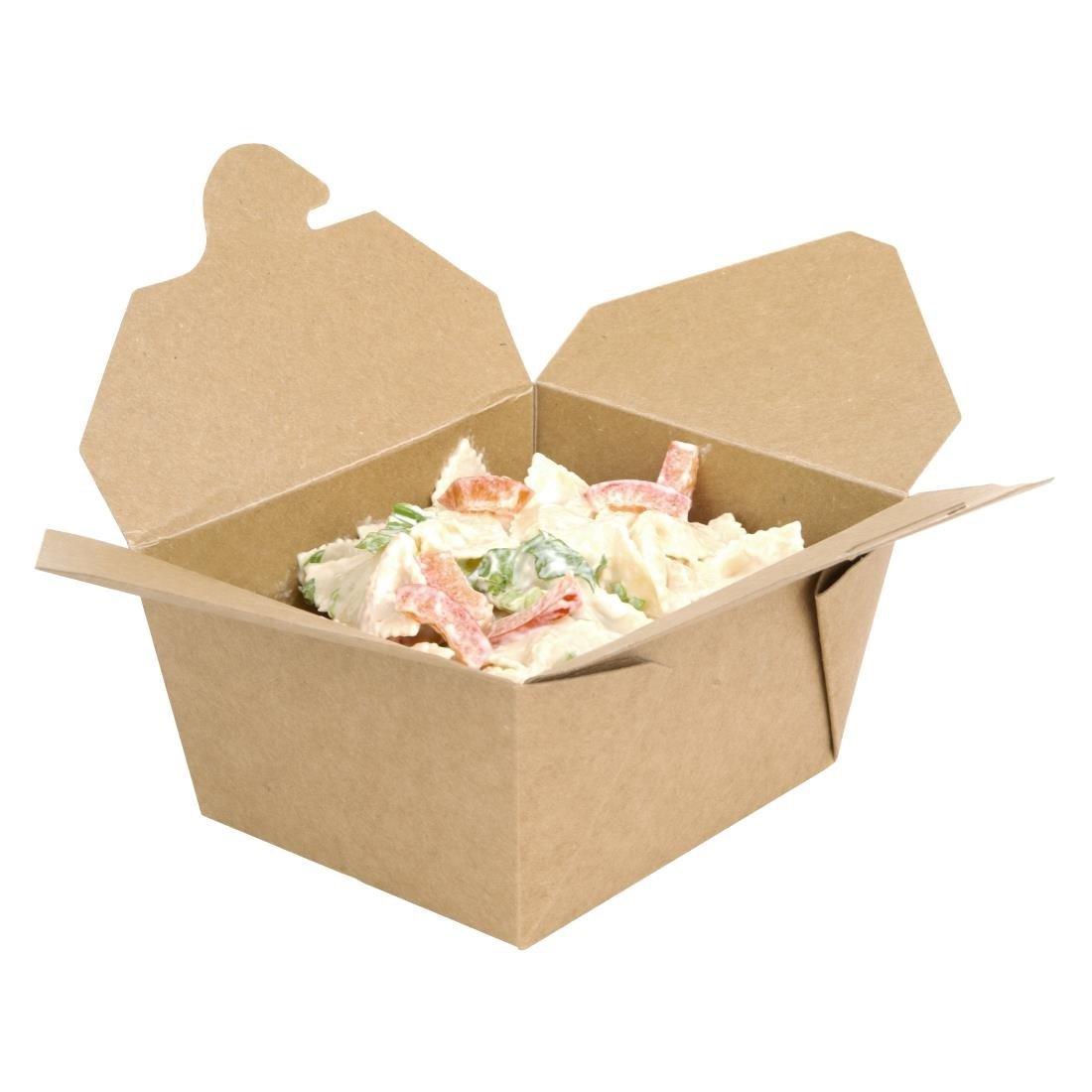 Boîtes alimentaires en carton compostables Fiesta Compostable 600ml (lot de 200) - FRANCE CHR