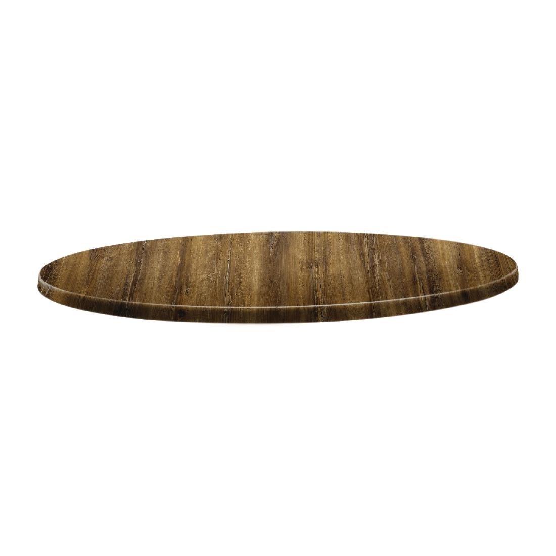 Plateau de table rond Topalit Classic Line 60cm atacama cherry - FRANCE CHR