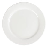 Assiettes à bord large blanches Olympia 280mm (Lot de 6) - FRANCE CHR