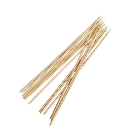 Brochettes en bois biodégradables Fiesta Compostable 180mm (Lot de 200) - FRANCE CHR