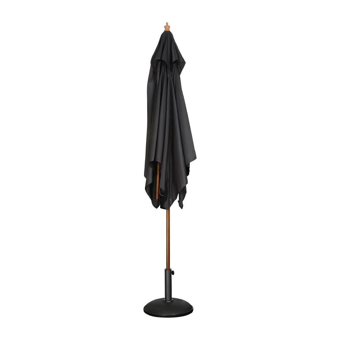 Parasol carré Bolero 2,5m noir - FRANCE CHR