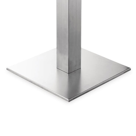 Pied de table carré inox Bolero - FRANCE CHR