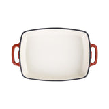 Plat en fonte rectangulaire Vogue rouge 2,8L - FRANCE CHR