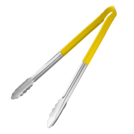 Pince de service code couleur Hygiplas 405mm jaune - FRANCE CHR