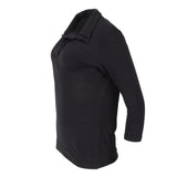 T-Shirt col V femme Uniform Works noir S - FRANCE CHR