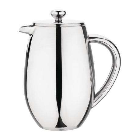 Cafetière à piston en inox isotherme Olympia 6 tasses - FRANCE CHR