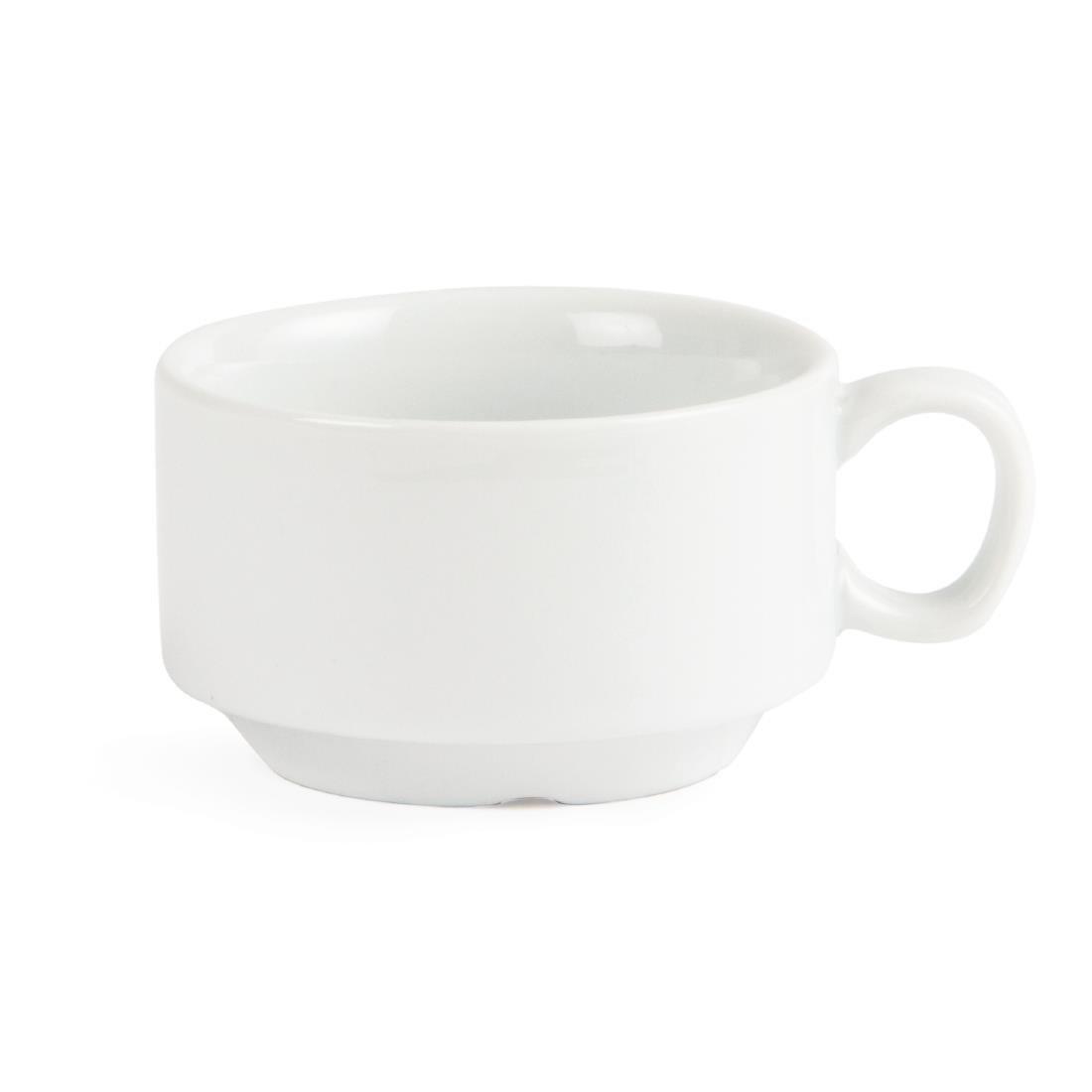 Tasse à espresso empilable blanche Olympia (Lot de 12) - FRANCE CHR