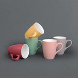 Mug pastel mat en porcelaine Olympia rouge 320ml - FRANCE CHR