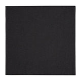 Serviettes dîner 3 plis format 1/4 Fiesta Recyclable 400mm noires (lot de 1000) - FRANCE CHR