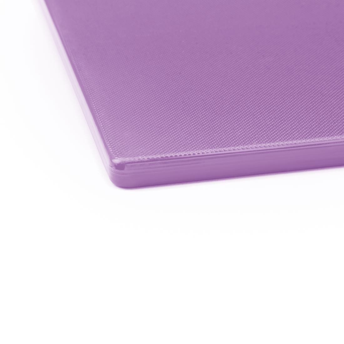 Planche à découper basse densité Hygiplas violette 600x450x10mm - FRANCE CHR