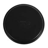 Plateau de service rond fibre de verre antidérapant Camtread Cambro noir 28 cm - FRANCE CHR