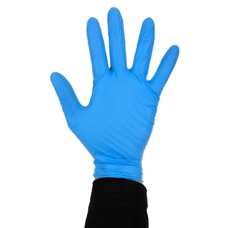 Gants en nitrile non poudrés bleus S (Lot de 100) - FRANCE CHR