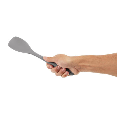 Spatule cuillère grise en silicone résistant à la chaleur Vogue - FRANCE CHR