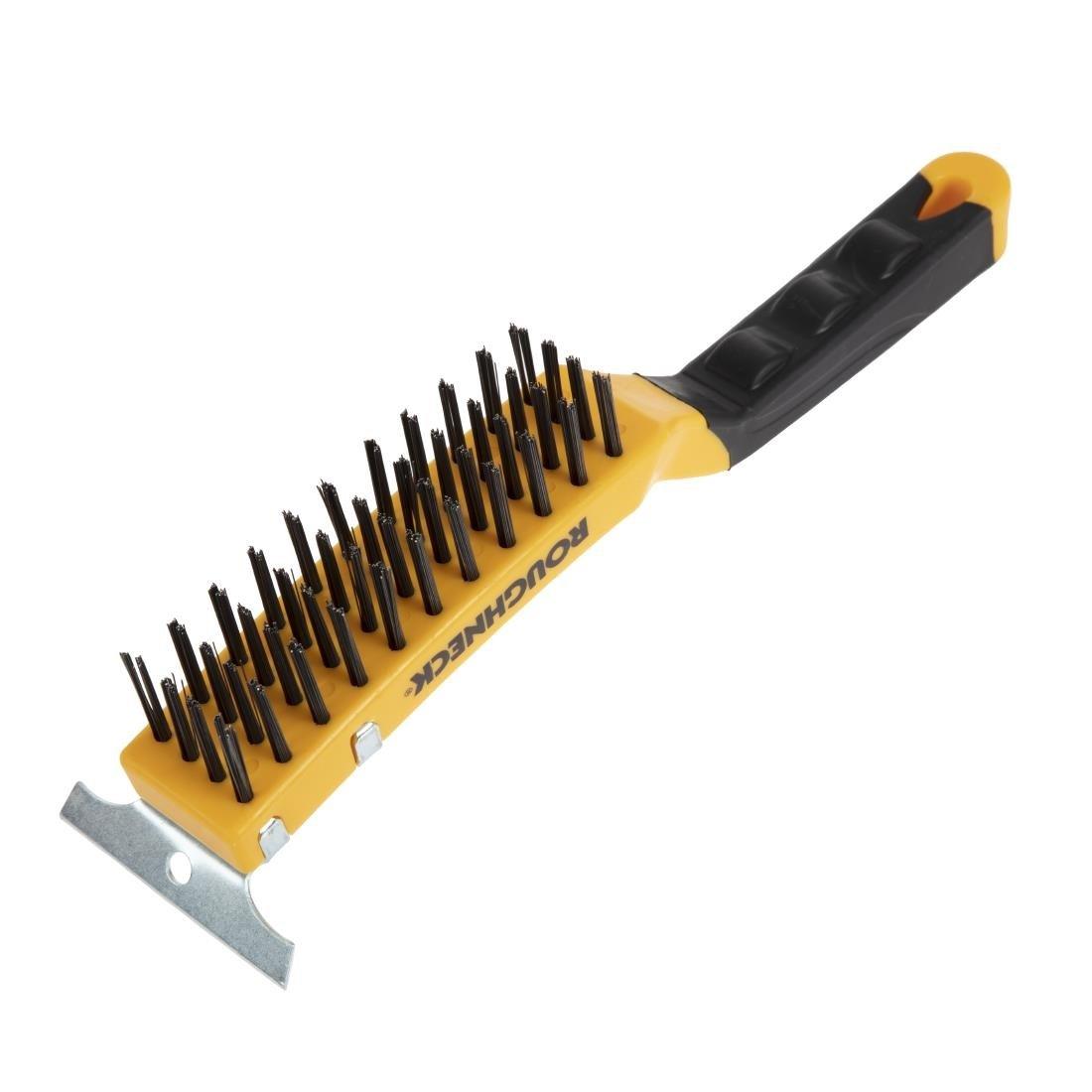 Brosse pour grill avec racloir - FRANCE CHR