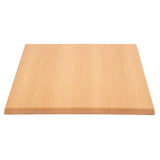Plateau de table carré Bolero effet hêtre 700mm - FRANCE CHR