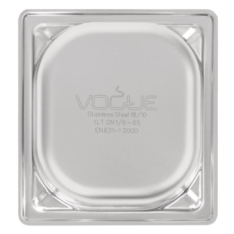 Bac inox 18/10 GN 1/6 Vogue 65mm - FRANCE CHR