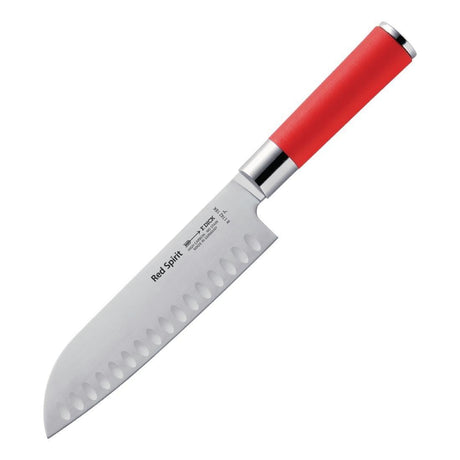 Couteau Santoku alvéolé Dick Red Spirit 180mm - FRANCE CHR