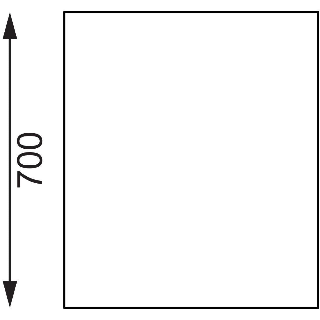 Table en acier inoxydable avec rebord Vogue 1800 x 700mm - FRANCE CHR