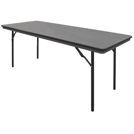 Table rectangulaire pliante grise en ABS Bolero 1830mm - FRANCE CHR