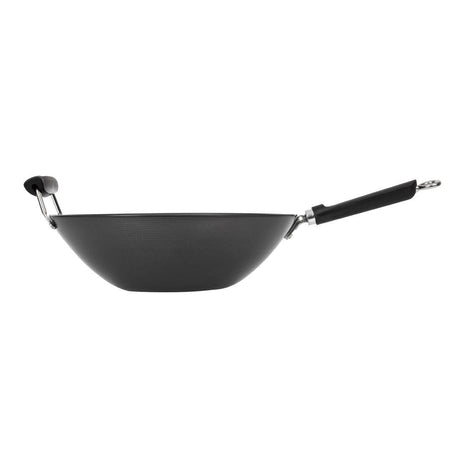 Wok antiadhésif fond plat 35cm - FRANCE CHR