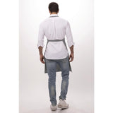 Tablier bavette Chef Works gris - FRANCE CHR