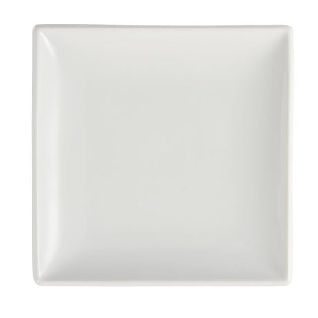 Assiettes carrées blanches Olympia Whiteware 180mm (lot de 12) - FRANCE CHR
