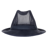 Chapeau Trilby bleu marine avec résille M - FRANCE CHR