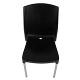 Chaises bistro empilables Bolero noires (Lot de 4) - FRANCE CHR