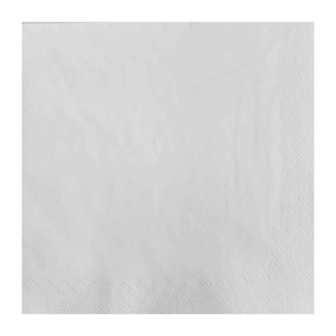 Serviettes en papier professionnelles blanches Fasana 400mm (Lot de 1000) - FRANCE CHR