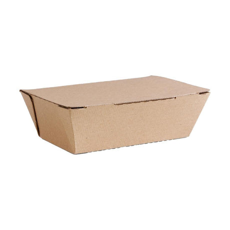 Boîtes alimentaires micro-cannelées compostables Vegware 130x195mm (lot de 300) - FRANCE CHR