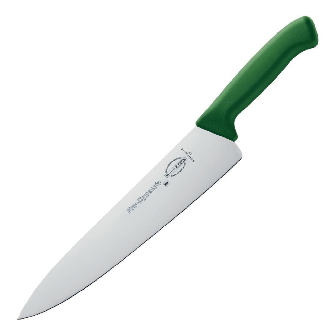 Couteau de cuisinier Dick Pro Dynamic HACCP vert 255mm - FRANCE CHR