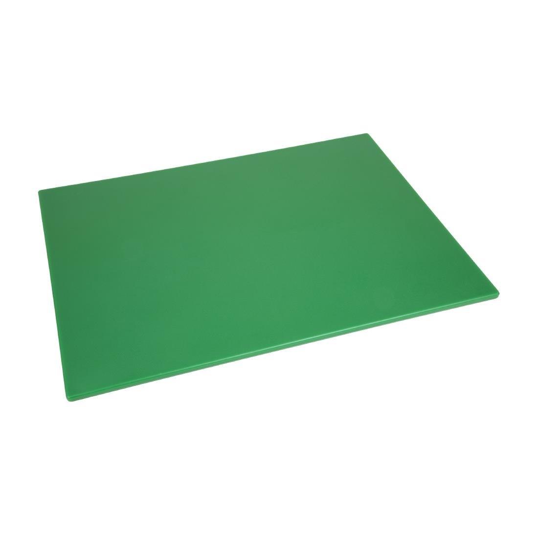 Grande planche à découper basse densité Hygiplas verte - FRANCE CHR