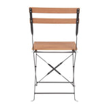 Chaises bistro en imitation bois Bolero (Lot de 2) - FRANCE CHR