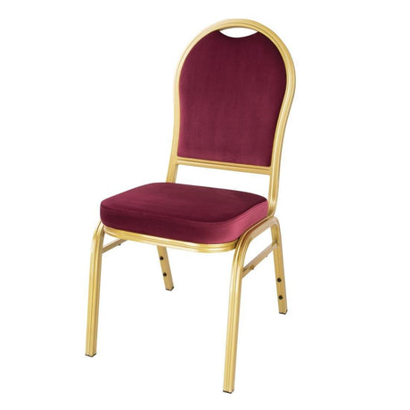 Chaises de banquet bordeaux Bolero Regal (lot de 4) - FRANCE CHR